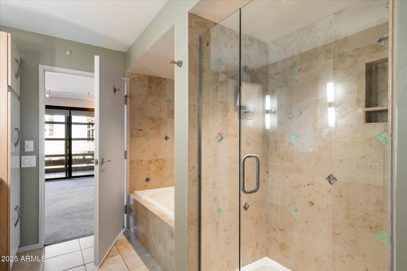 Primary Bathroom Tub & Separate Shower