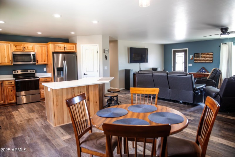 Dining-Kitchen-Living Room