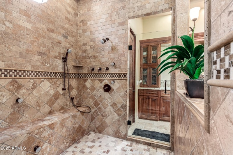 Walk in Master shower