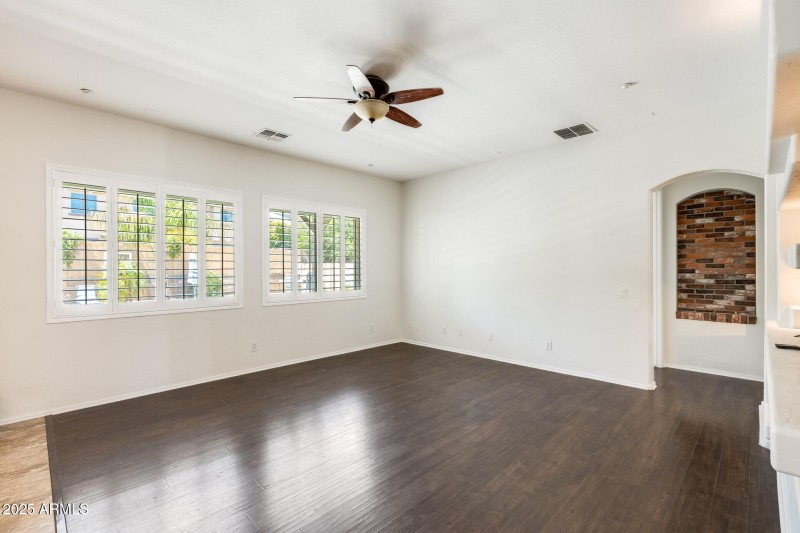 Beautiful Wood Floors and Custom Niches