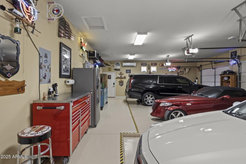 Expanded decked out garage