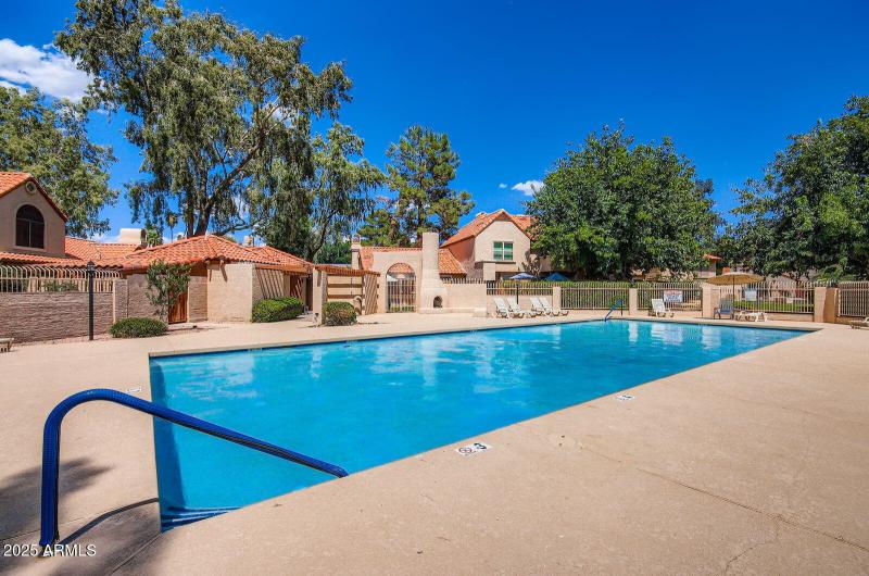 Recently remodeled pool