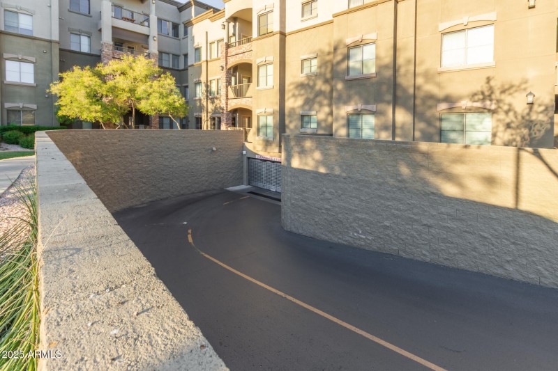 Secure underground parking