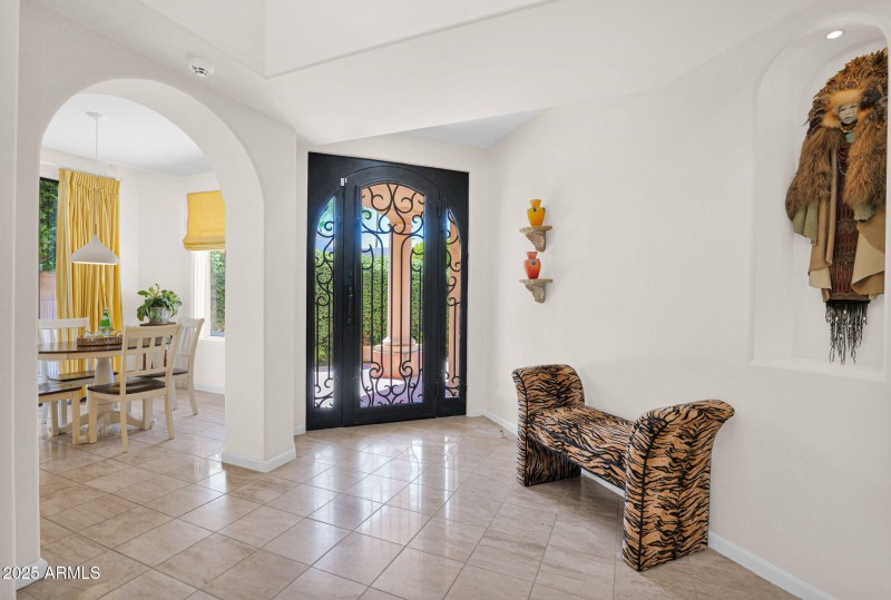 Custom Iron & Glass Entry Door