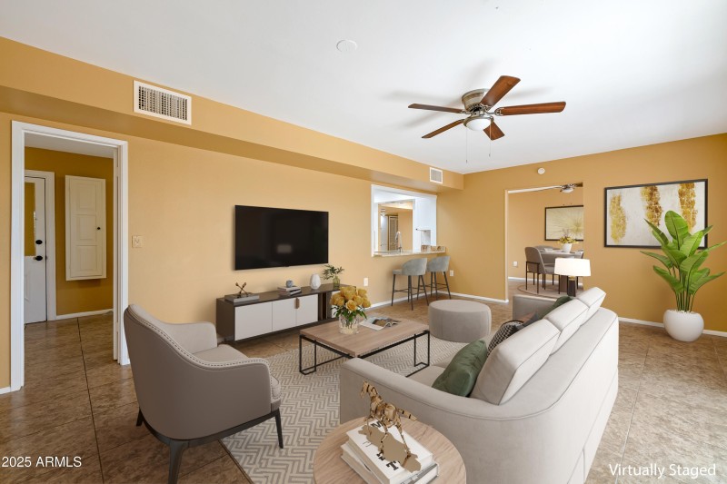 Staged Family Room other view