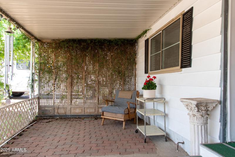 Front house patio