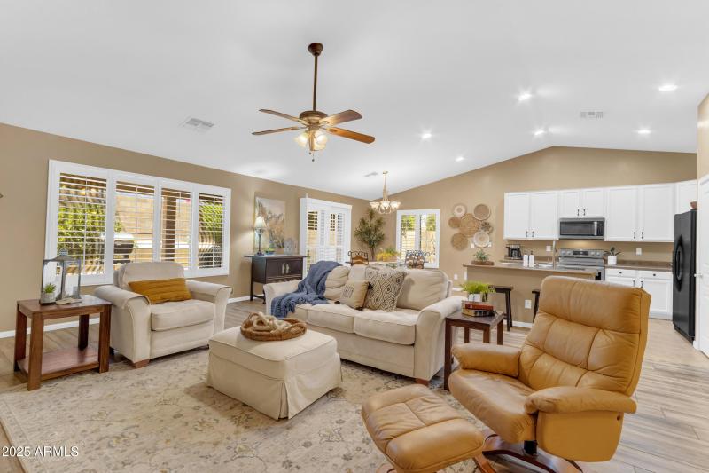 Large open living spaces