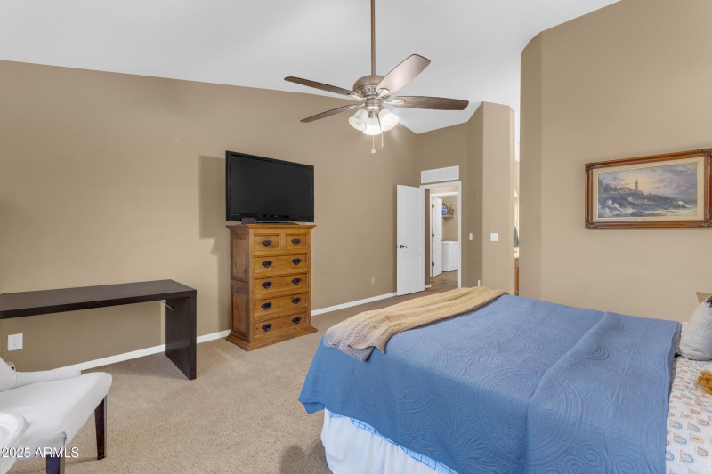 Another view of the Master Bedroom