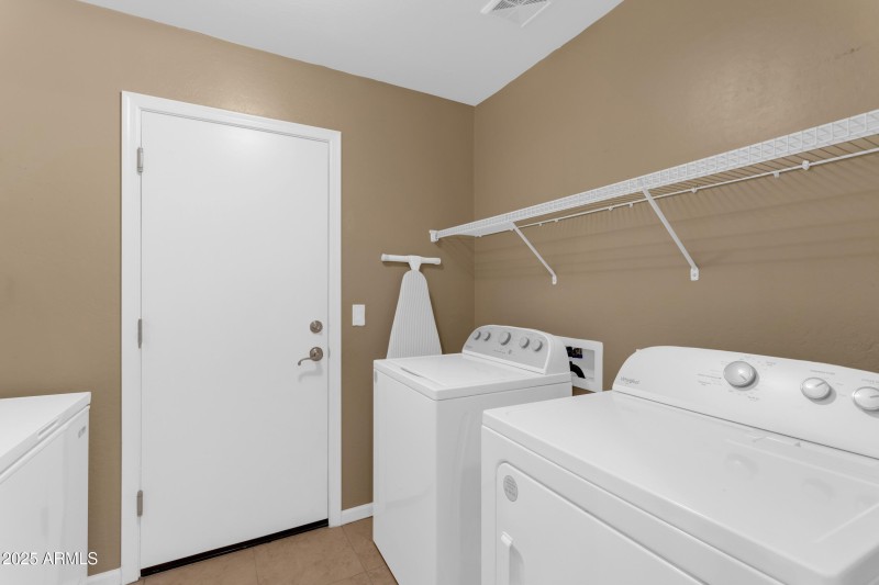 Laundry and Garage Access