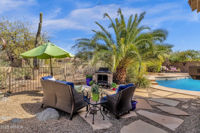 Large yard
