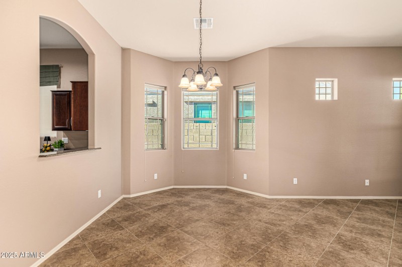 Large bright windows