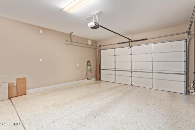 With epoxy floor