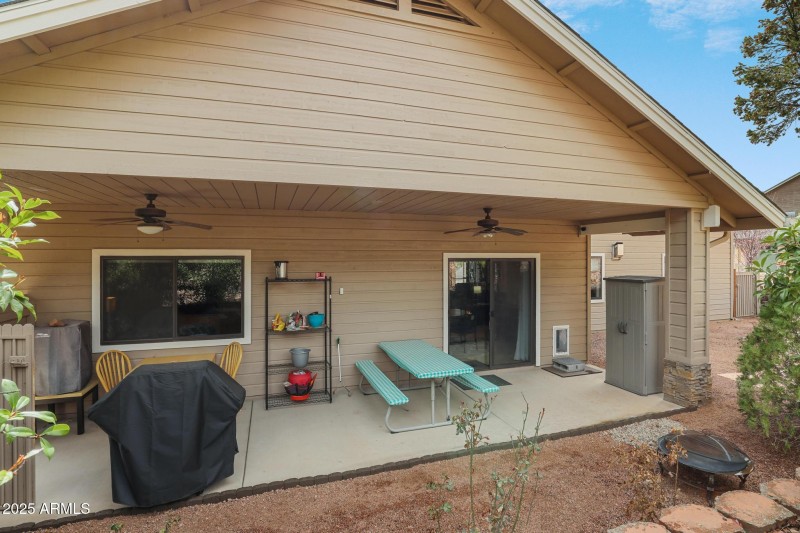 Covered Rear Patio