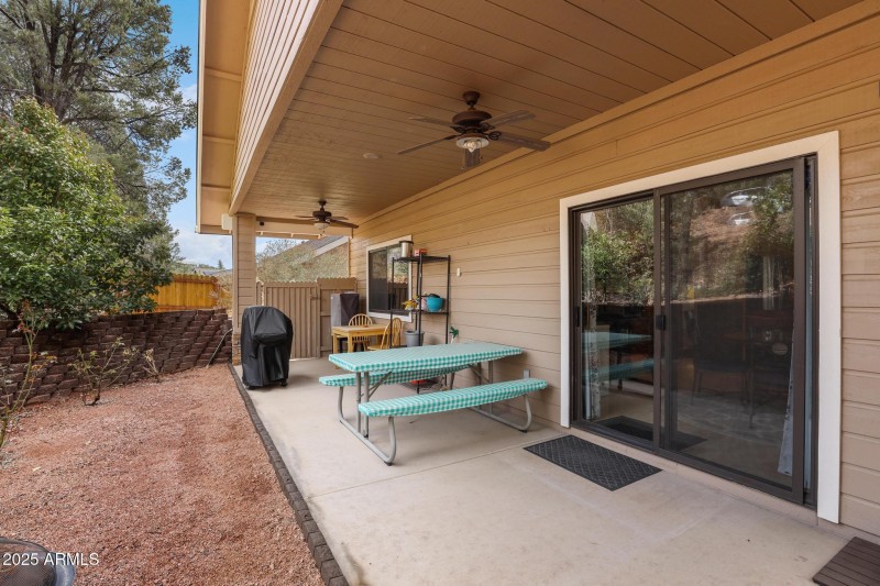 Rear Yard & Patio