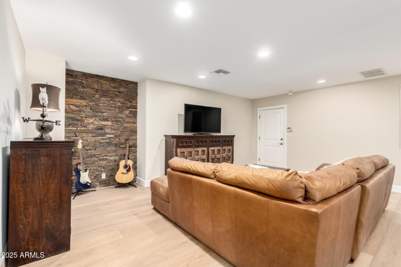 Downstairs living