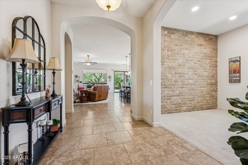 Hallway and Living Space