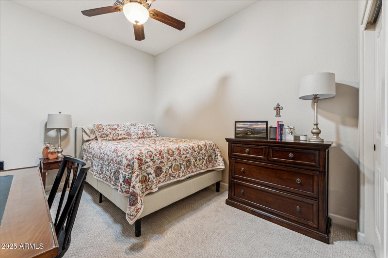 Simple Bedroom with Cozy Bedding