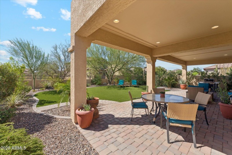 Inviting Outdoor Patio and Garden