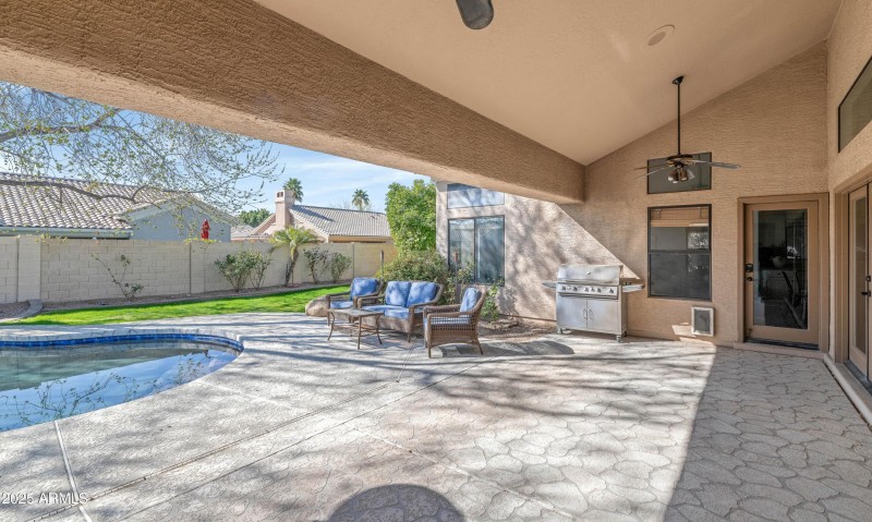 Rear Patio