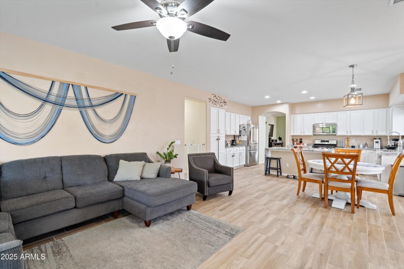 22-Family Room to Kitchen