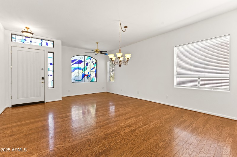 Entry with Elegant Living Space