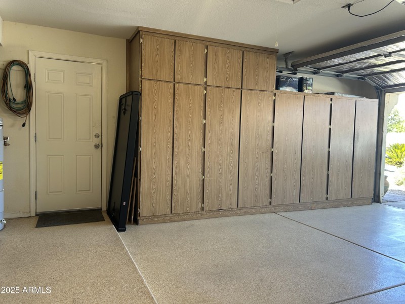 Side entry and garage storage