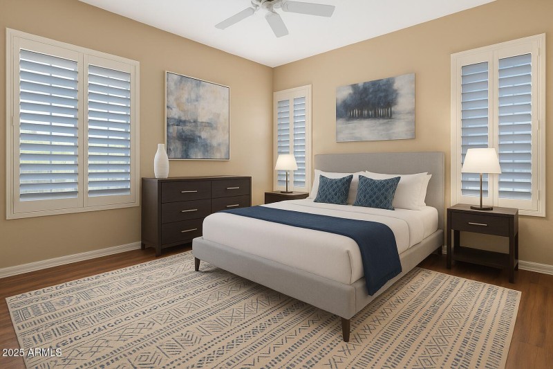 Master Bedroom virtual staging