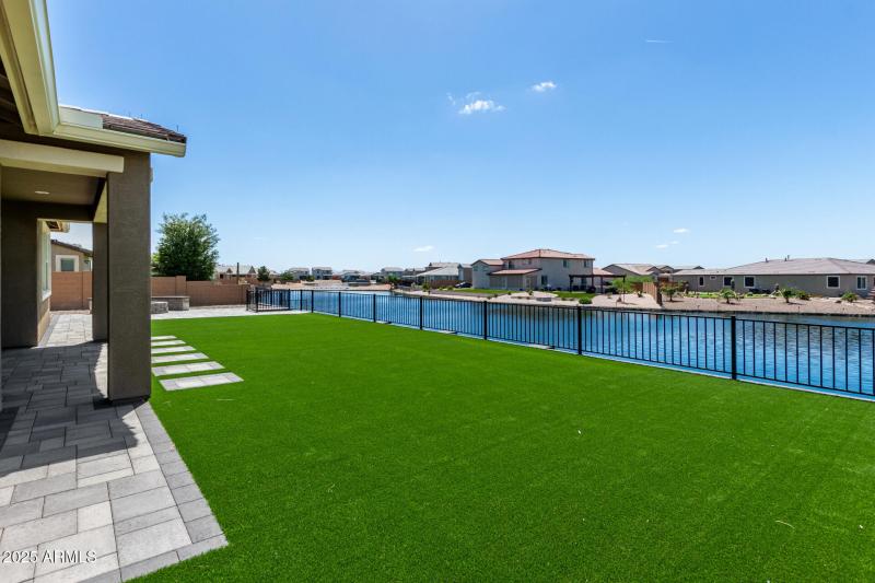 Turf backyard