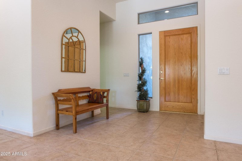 Front entry area