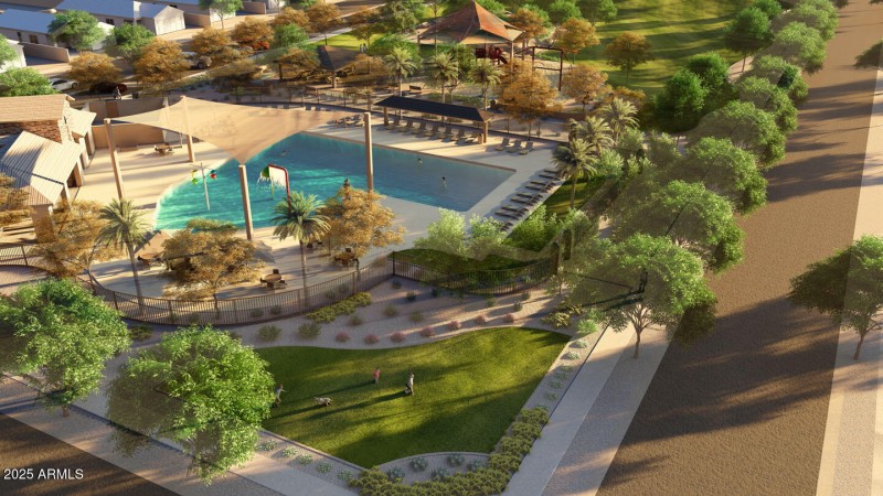 Pool Area and Large Park