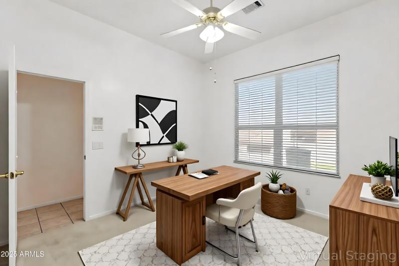 Virtually Staged Office