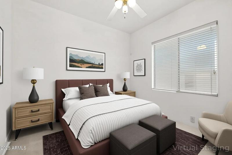 Virtually Staged Bedroom 3