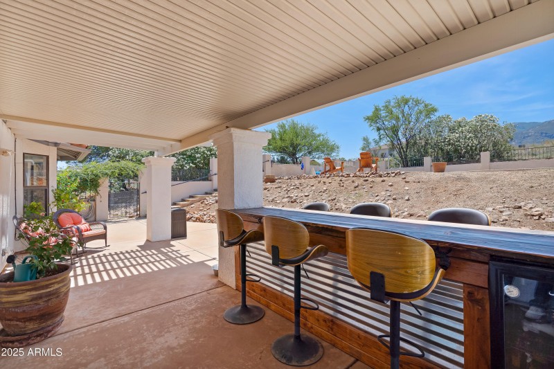 Private Covered Outdoor Bar