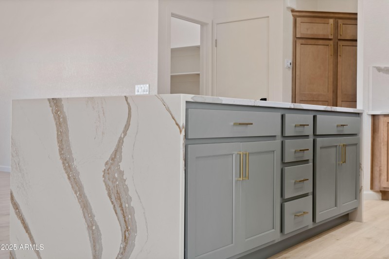 Dual Waterfall Quartz Countertops