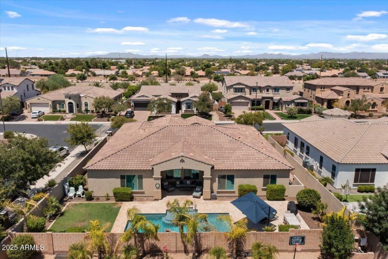 60-Aerial back of home