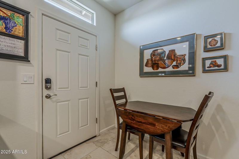 Separate exit to backyard.