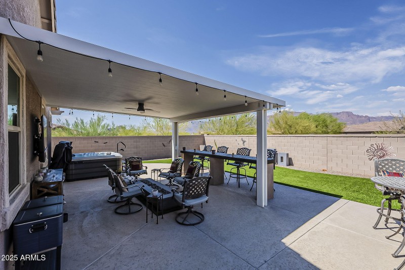 Backyard with Superstition Mnt. views