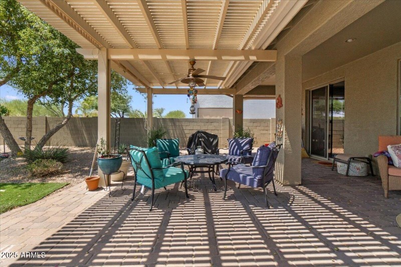 27-Back patio and yard