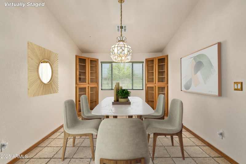 Dining room _ virtually staged