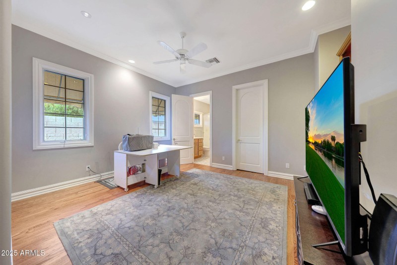 Secondary Bedroom with Walk in Closet