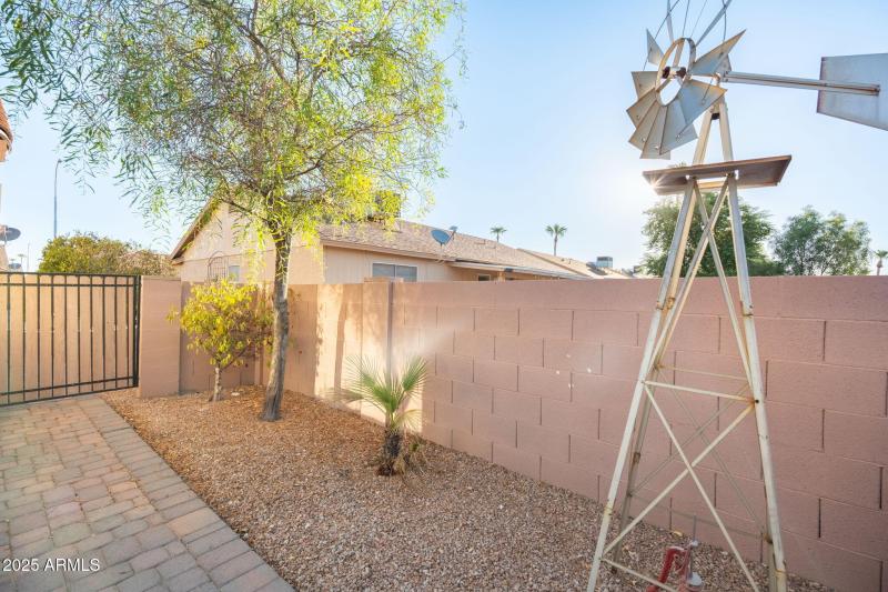 private back yard