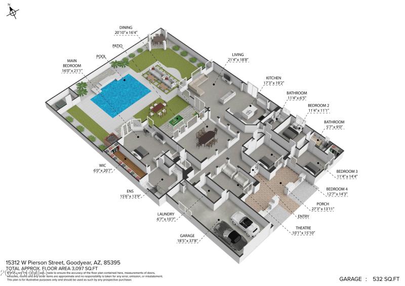 3D Floorplan
