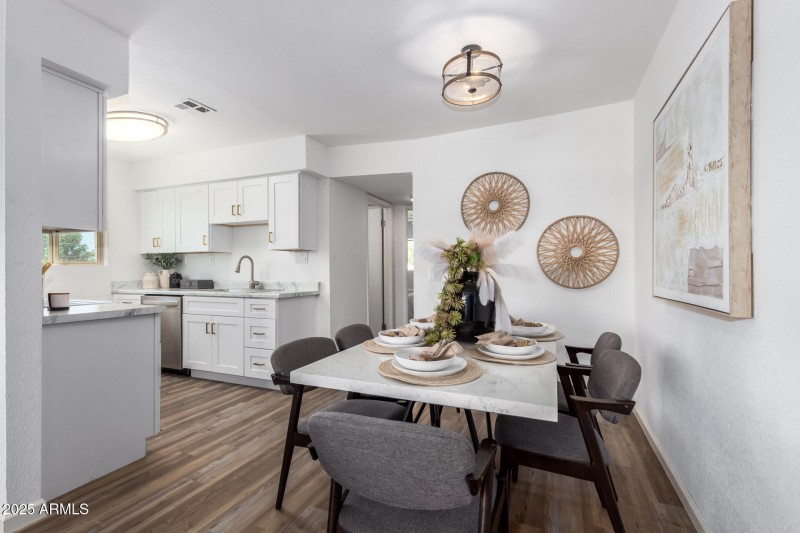 dedicated dining space