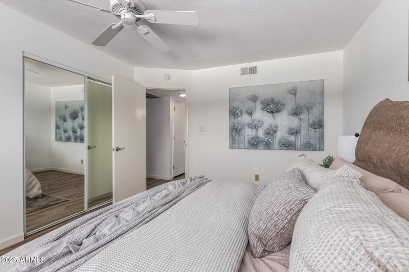 full wall closet space