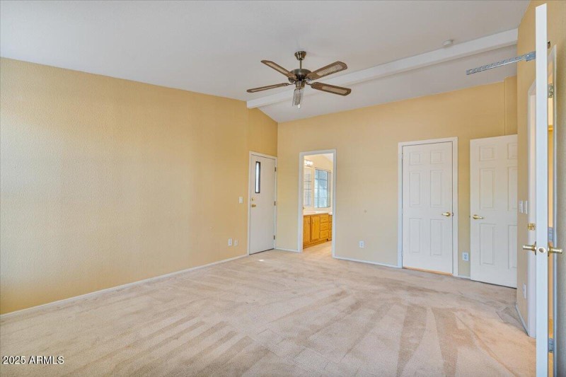 Main bedroom with 2 closets.