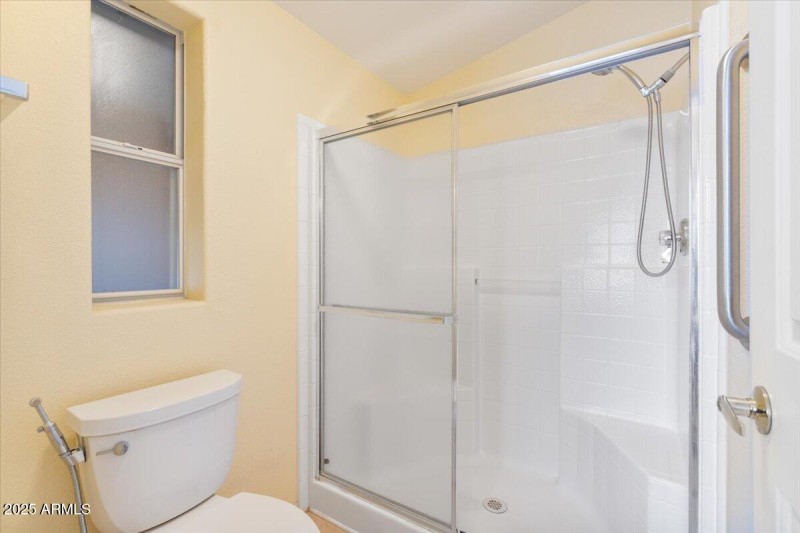 Main bath walk-in shower.