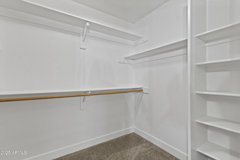 Primamry walk-in closet
