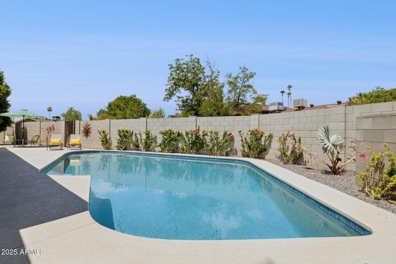 sparkling pool