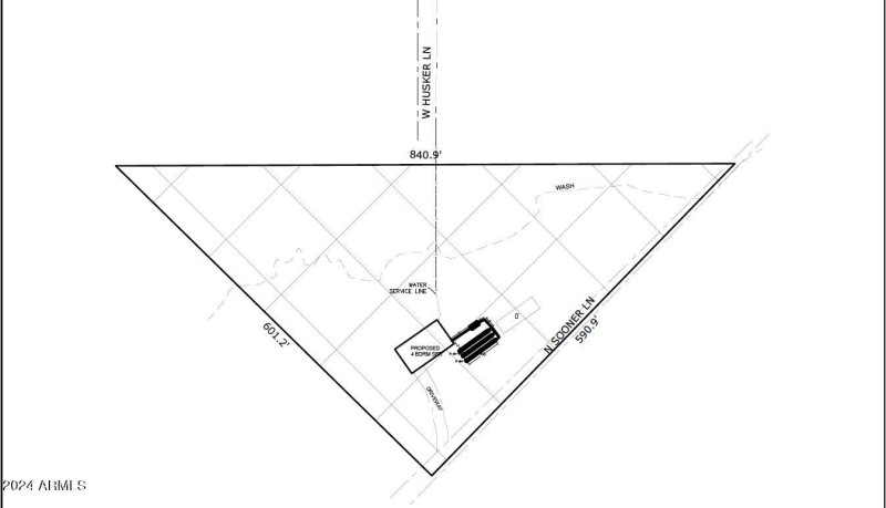 Proposed site and septic location