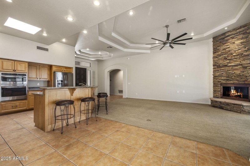 Kitchen and Living Room